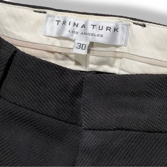 Trina‎ Turk slacks in black size 30 - Picture 1 of 6